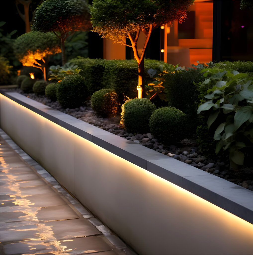 Landscape-Lighting-Flowerbed